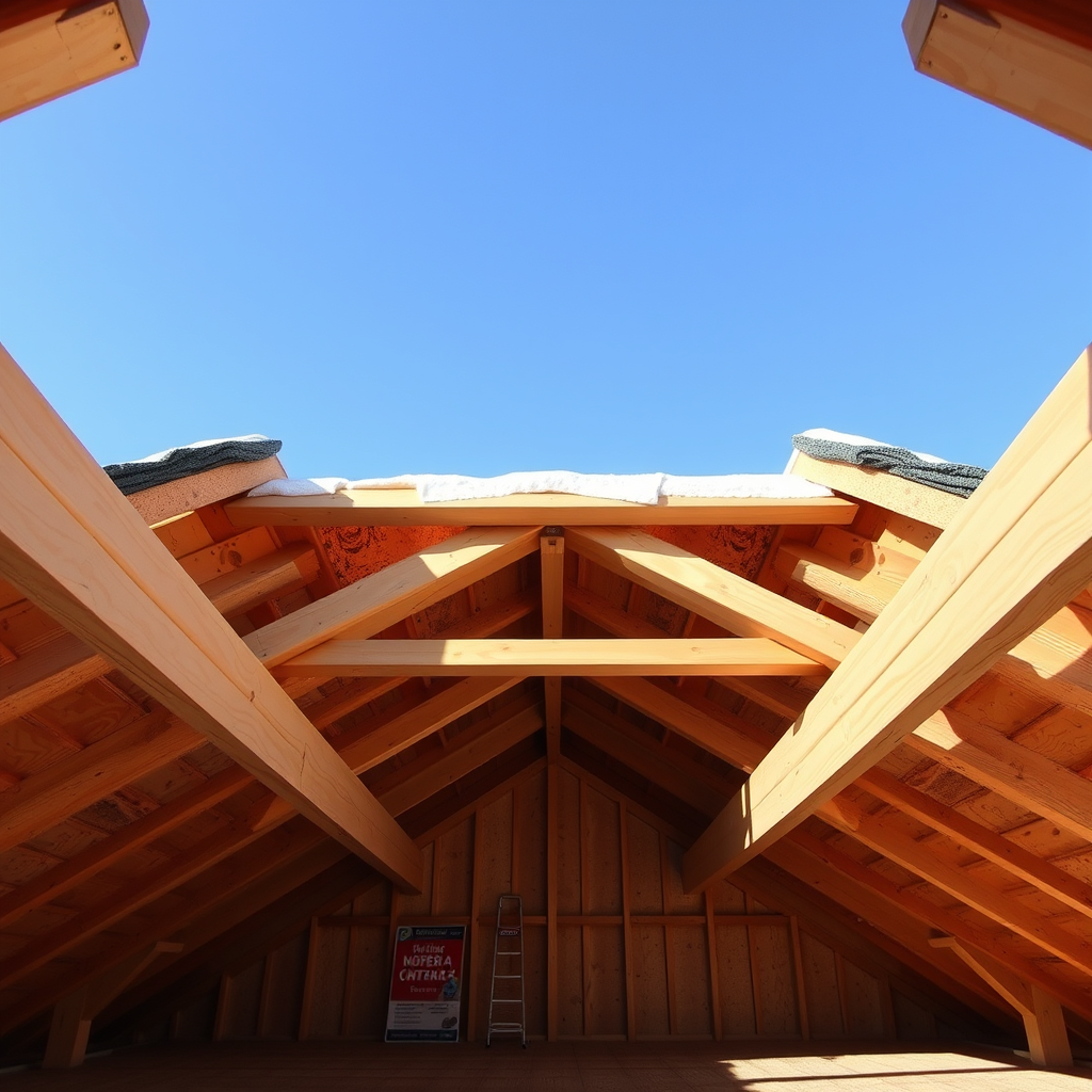 Clean, inspectable roof deck after complete spray foam removal